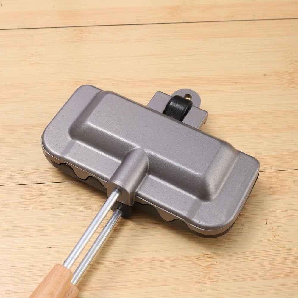 Breakfast Cooking Sandwich Aluminum Ergonomic Handle (Grill Pan)