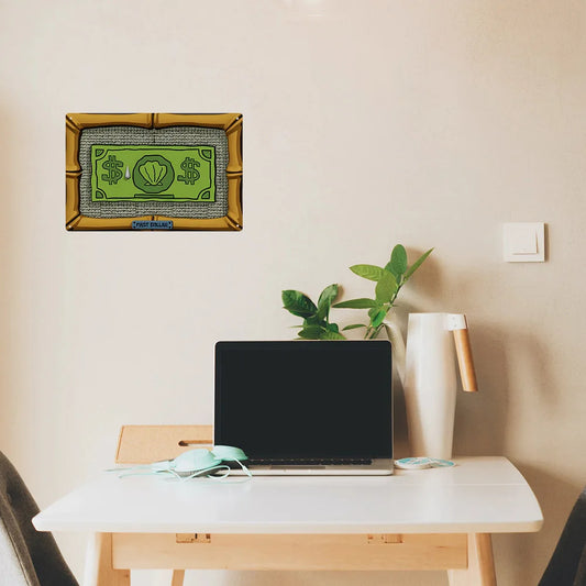 Aluminum Dollar Vintage Metal Tin Sign for Home and Office Decoration