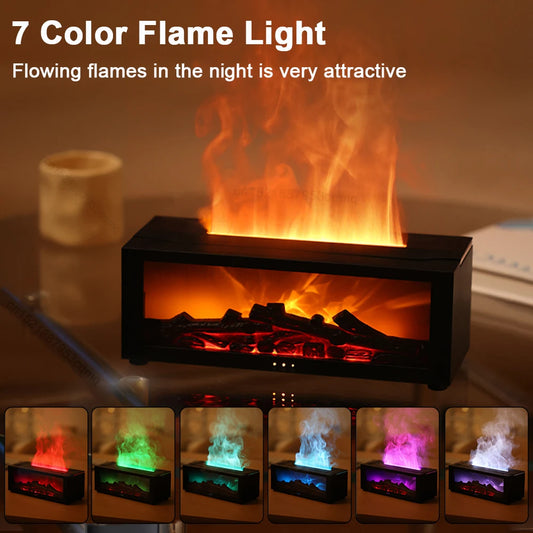 Fireplace Flame Mist Humidifier