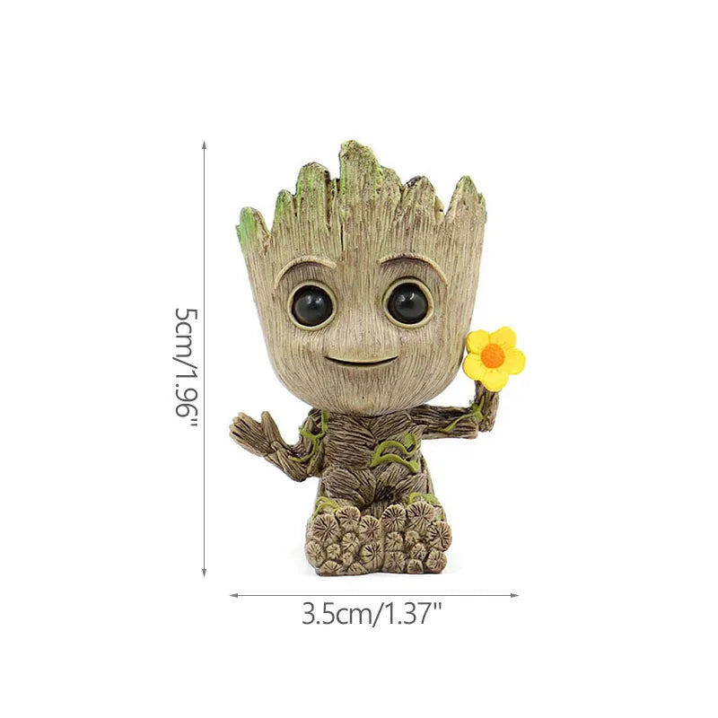 Miniature Model Office Desktop Display Cartoon Groot