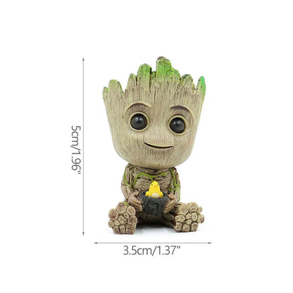 Miniature Model Office Desktop Display Cartoon Groot