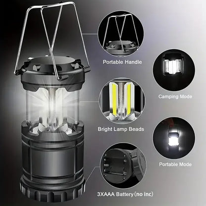 Outdoor Tent Light, Portable Lantern, Multifunctional Camp Lamp