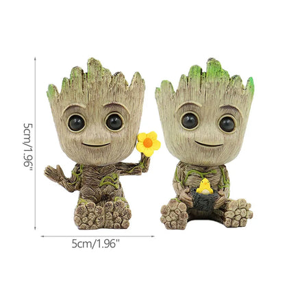 Miniature Model Office Desktop Display Cartoon Groot