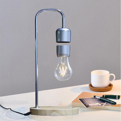 Magnetic Levitating Wireless Bulb Desk Lamp - Decoravibe
