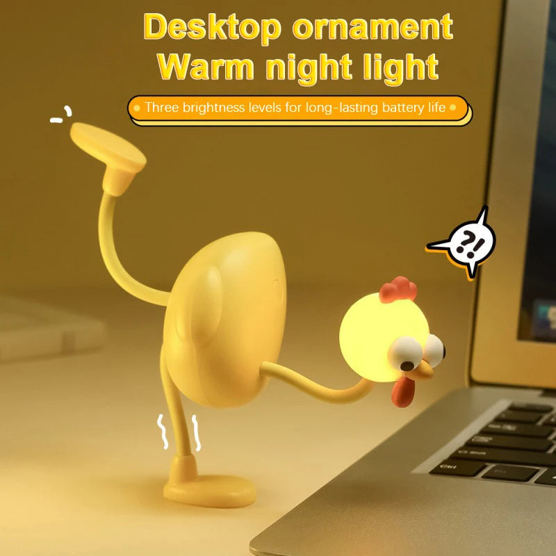 Chicken Night Light Mini Adjusting Table Lamp