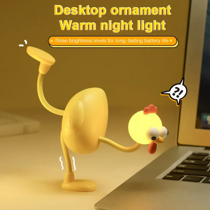 Chicken Night Light Mini Adjusting Table Lamp
