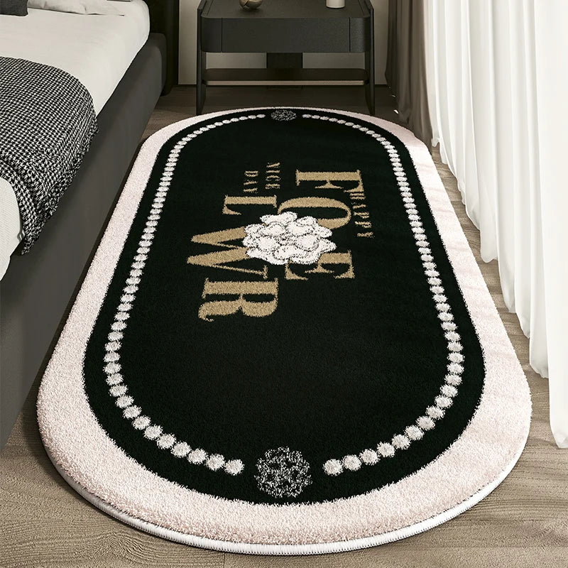 Cashmere Imitated French Small Fragrance Bed Rug