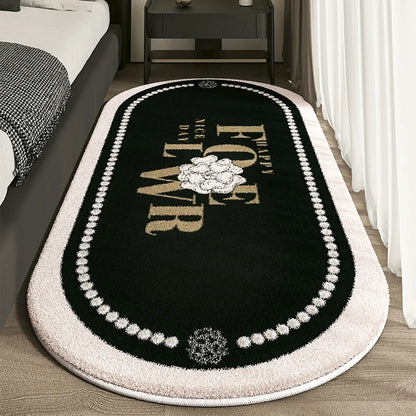 Cashmere Imitated French Small Fragrance Bed Rug
