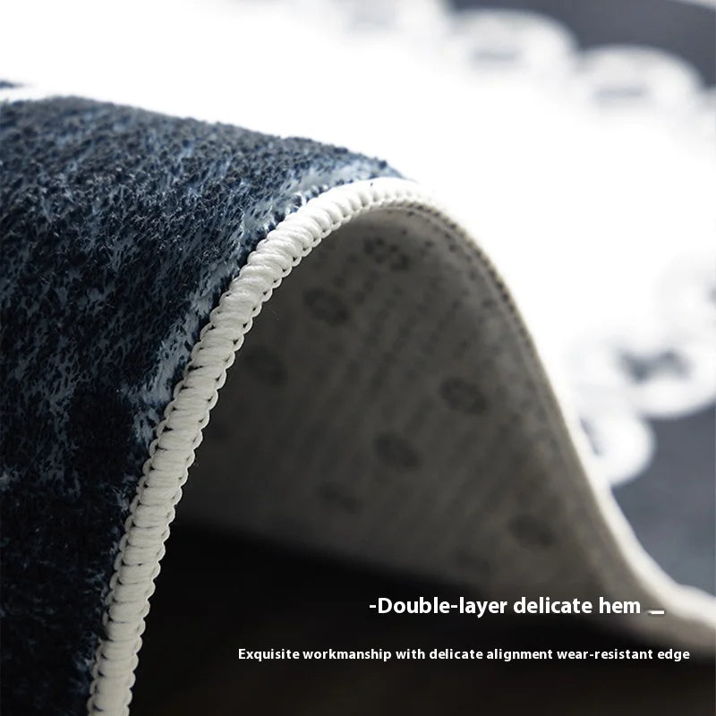Cashmere Imitated French Small Fragrance Bed Rug