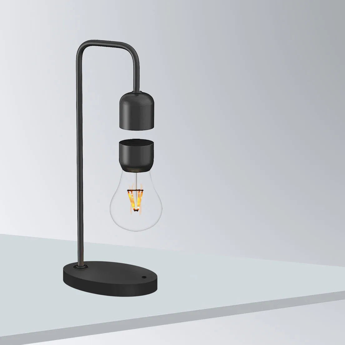 Magnetic Levitating Wireless Bulb Desk Lamp - Decoravibe