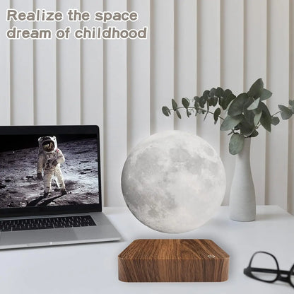 Levitating Moon Magnetic Floating Night Table 3D LED Lamp