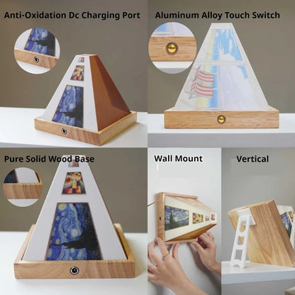 3D Naked Eye Vision Night Light Wall Lamp