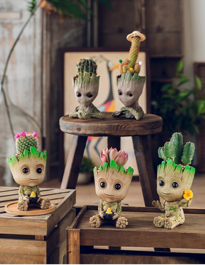 Miniature Model Office Desktop Display Cartoon Groot
