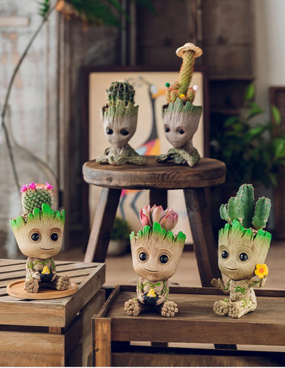 Miniature Model Office Desktop Display Cartoon Groot
