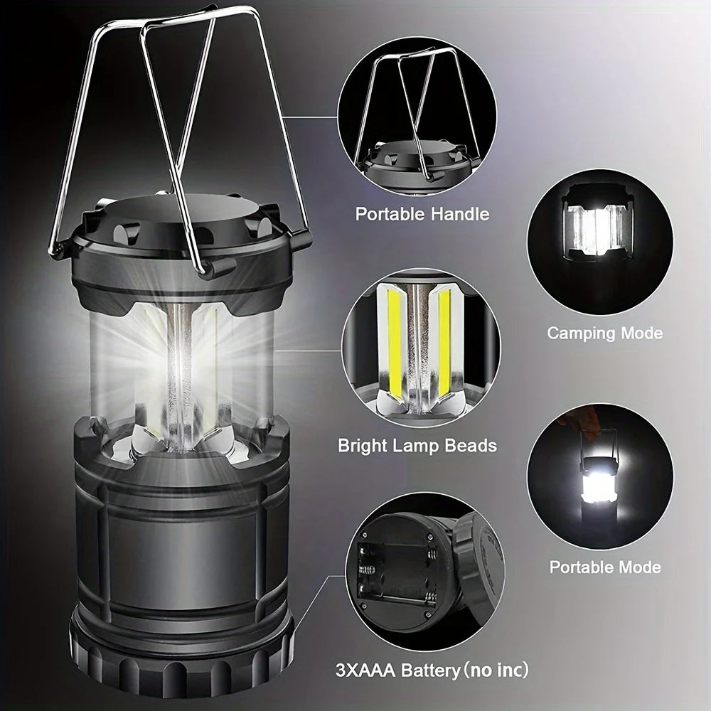 Outdoor Tent Light, Portable Lantern, Multifunctional Camp Lamp