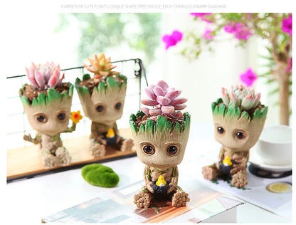 Miniature Model Office Desktop Display Cartoon Groot