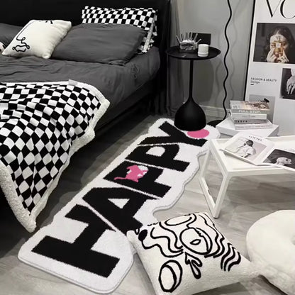 Cartoon Kitchen Room Bedroom Bedside Non-slip Washable Rug