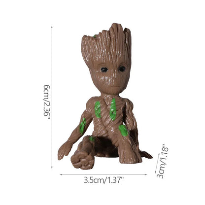 Miniature Model Office Desktop Display Cartoon Groot