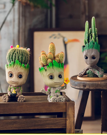 Miniature Model Office Desktop Display Cartoon Groot