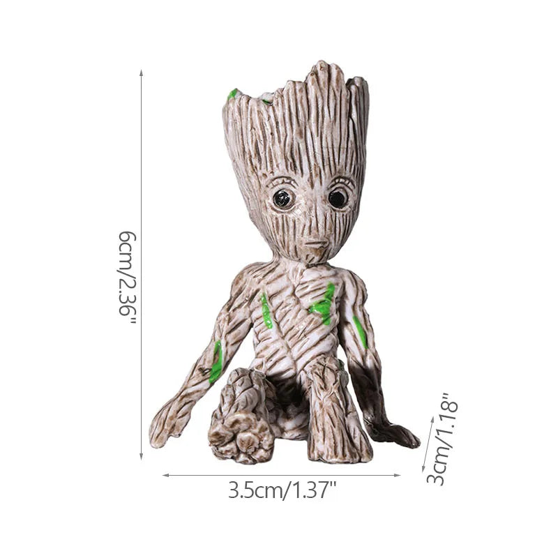 Miniature Model Office Desktop Display Cartoon Groot