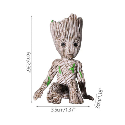 Miniature Model Office Desktop Display Cartoon Groot