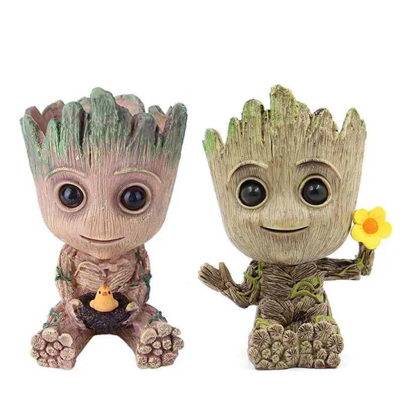 Miniature Model Office Desktop Display Cartoon Groot