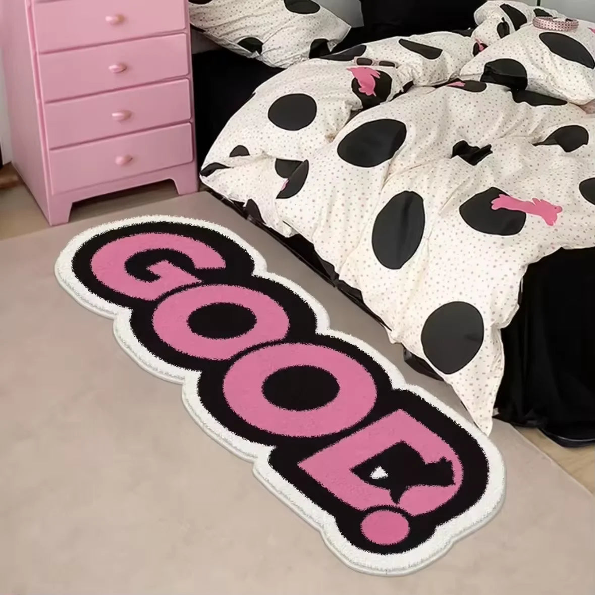 Cartoon Kitchen Room Bedroom Bedside Non-slip Washable Rug