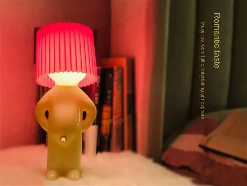 Small Book Lights Little Naughty Boy Night Light Shy Man Lamp