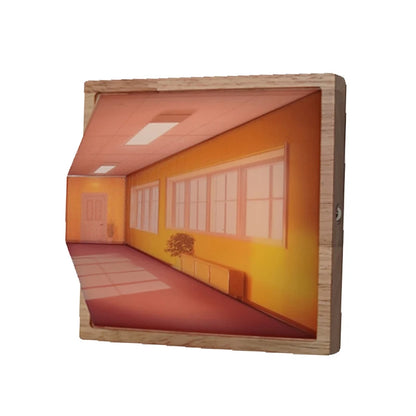 3D Naked Eye Vision Night Light Wall Lamp