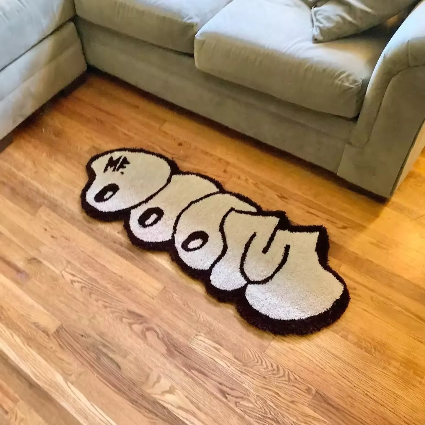 Cartoon Kitchen Room Bedroom Bedside Non-slip Washable Rug