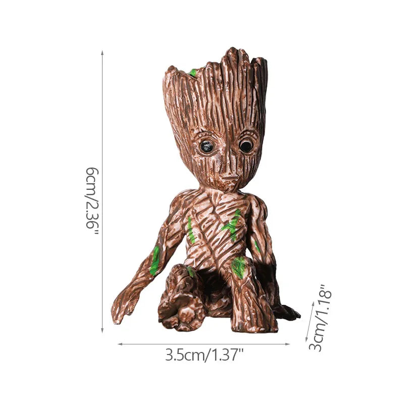 Miniature Model Office Desktop Display Cartoon Groot