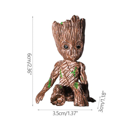Miniature Model Office Desktop Display Cartoon Groot