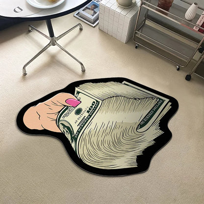 Trendy Printed US Dollar Note  Unique Design Floor Mat