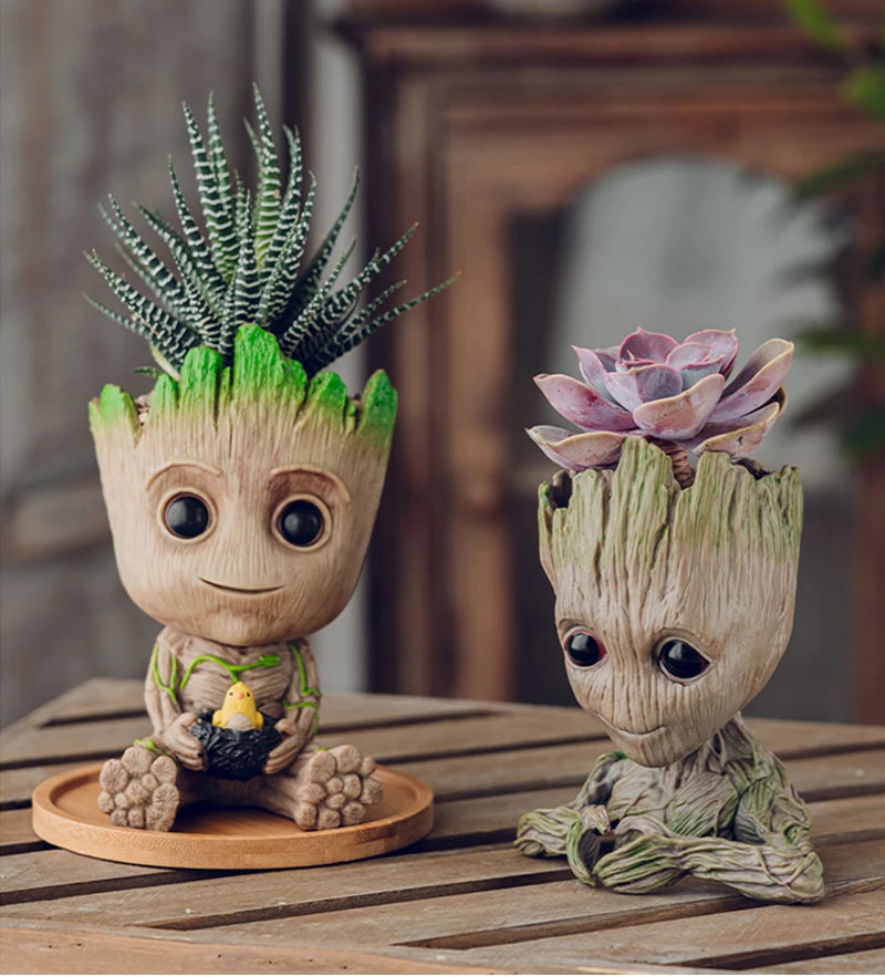 Miniature Model Office Desktop Display Cartoon Groot