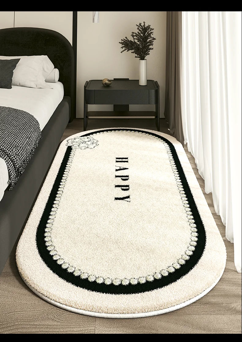 Cashmere Imitated French Small Fragrance Bed Rug