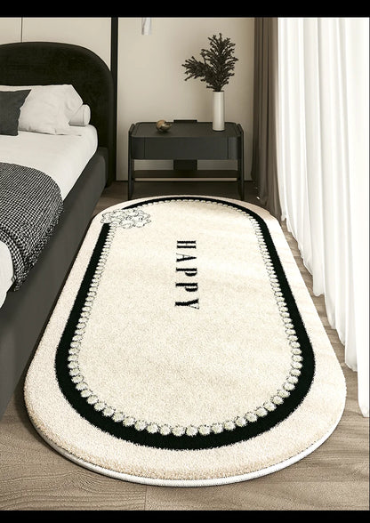 Cashmere Imitated French Small Fragrance Bed Rug