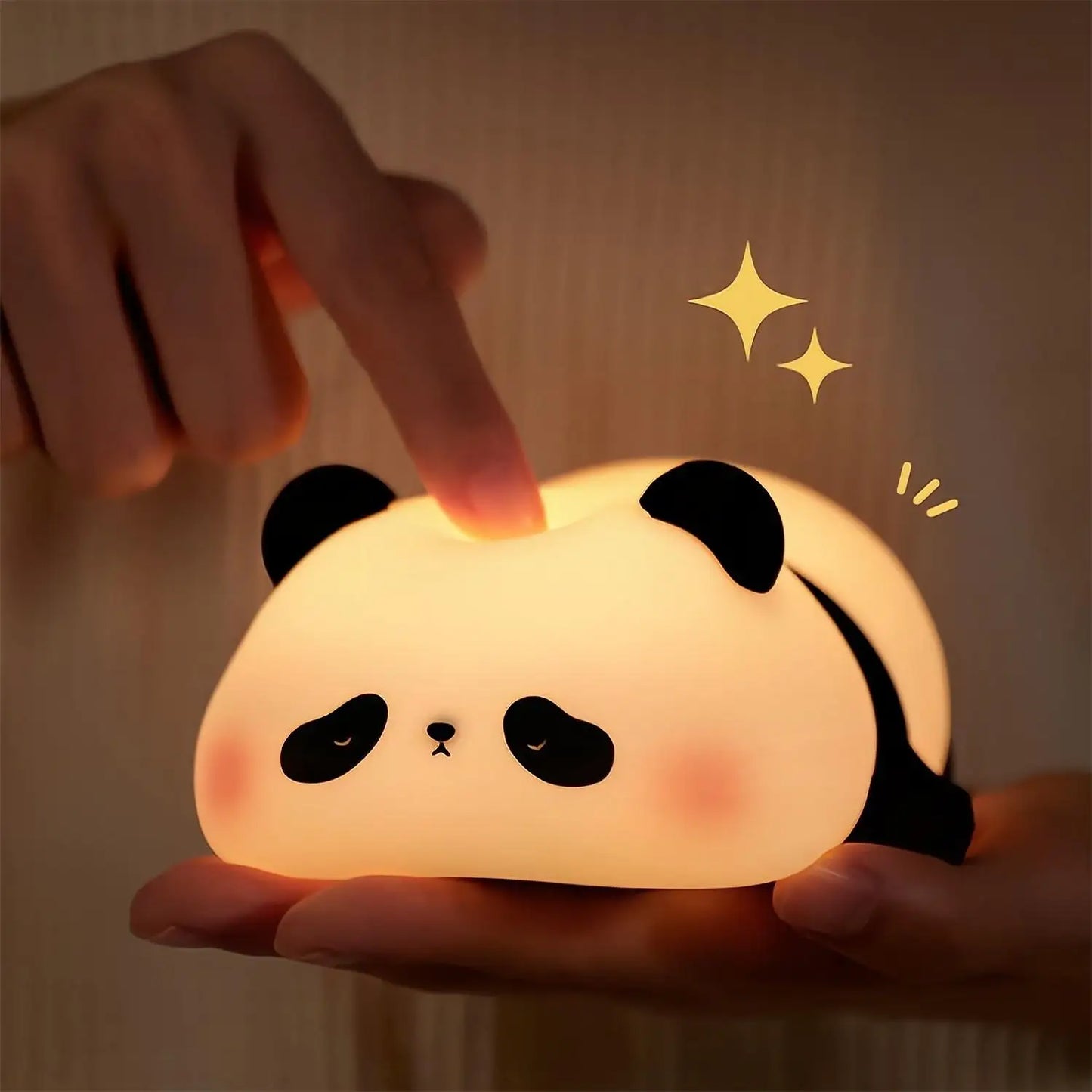 LED Light Panda Cartoon Animals Silicone Lamp