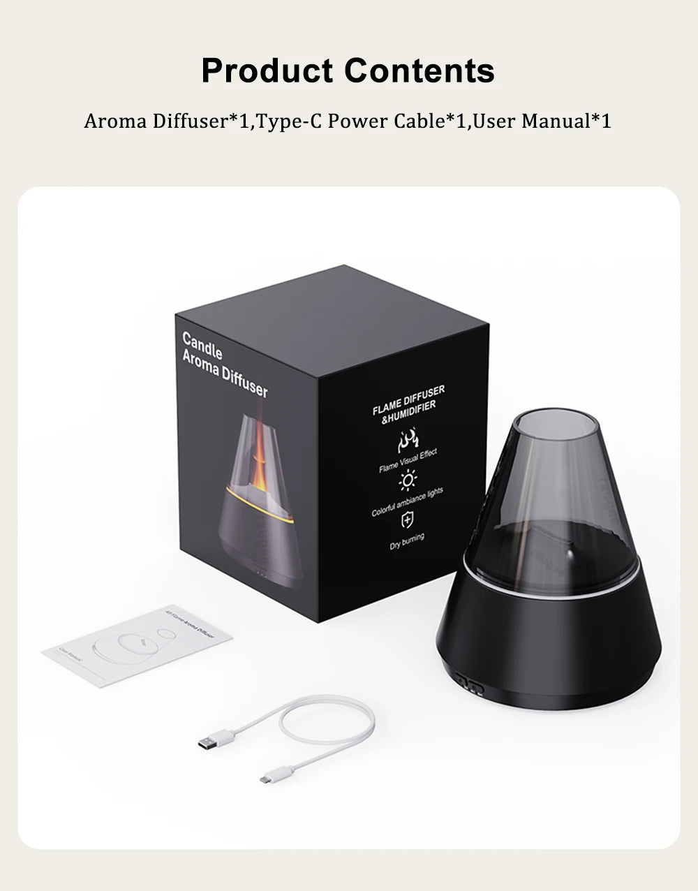 Essential Humidifier Oil Diffuser Home Mist