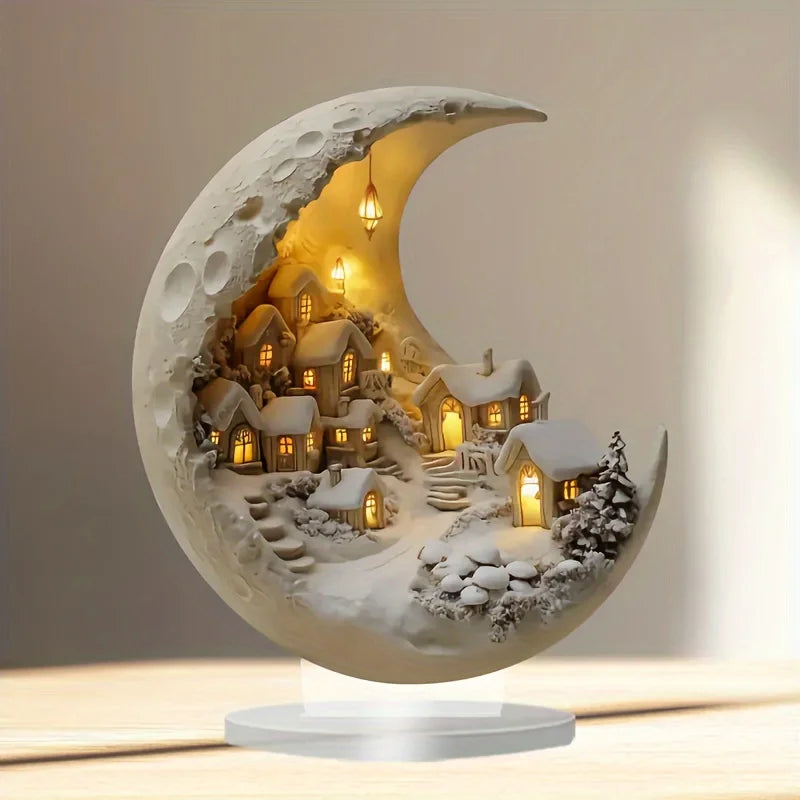 Christmas Xmas Tree Desktop Ornament Moonhouse Party Gifts