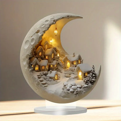 Christmas Xmas Tree Desktop Ornament Moonhouse Party Gifts
