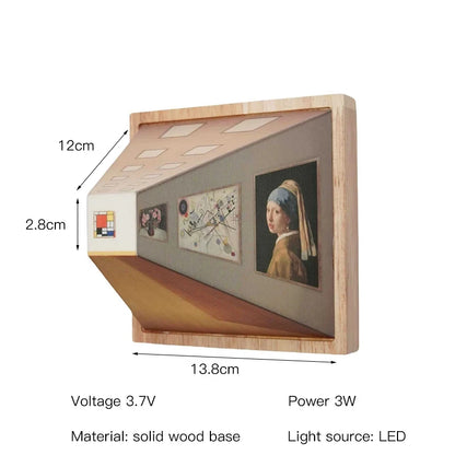 3D Naked Eye Vision Night Light Wall Lamp
