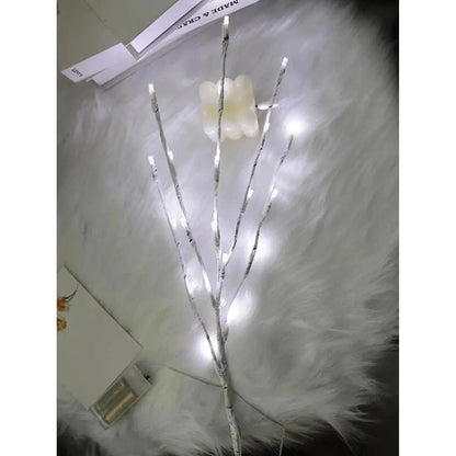 White Birch Branch Fairy LED  Lights