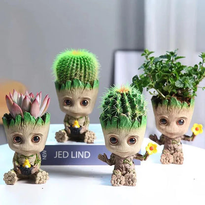 Miniature Model Office Desktop Display Cartoon Groot