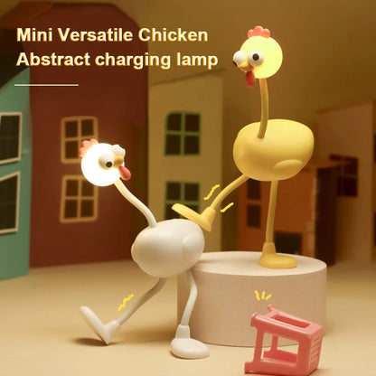 Chicken Night Light Mini Adjusting Table Lamp