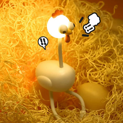 Chicken Night Light Mini Adjusting Table Lamp