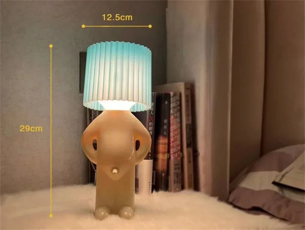 Small Book Lights Little Naughty Boy Night Light Shy Man Lamp