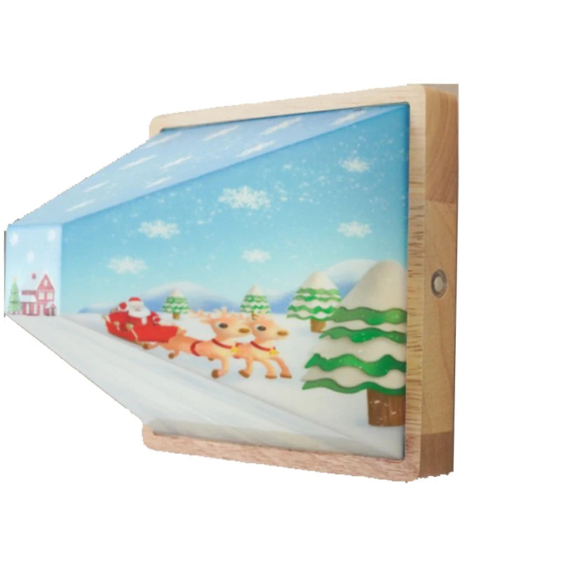 3D Naked Eye Vision Night Light Wall Lamp