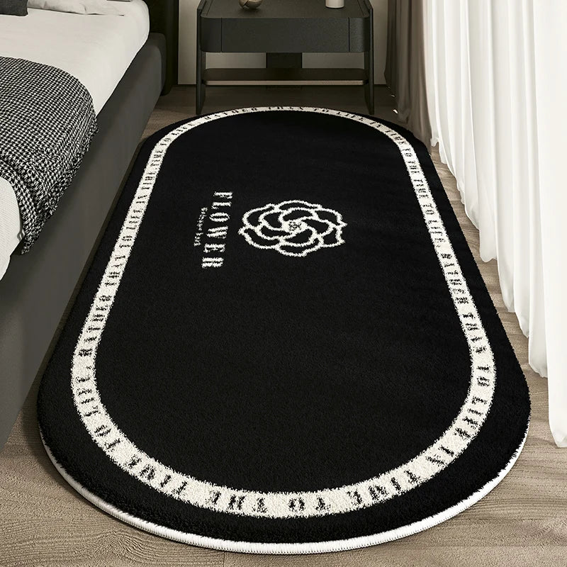 Cashmere Imitated French Small Fragrance Bed Rug