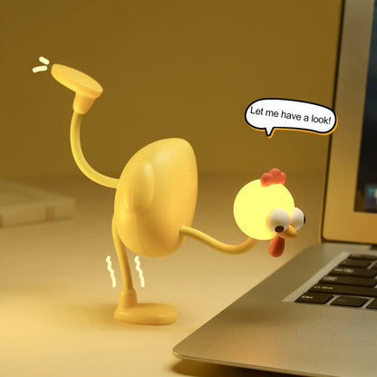 Chicken Night Light Mini Adjusting Table Lamp