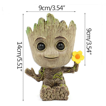 Miniature Model Office Desktop Display Cartoon Groot